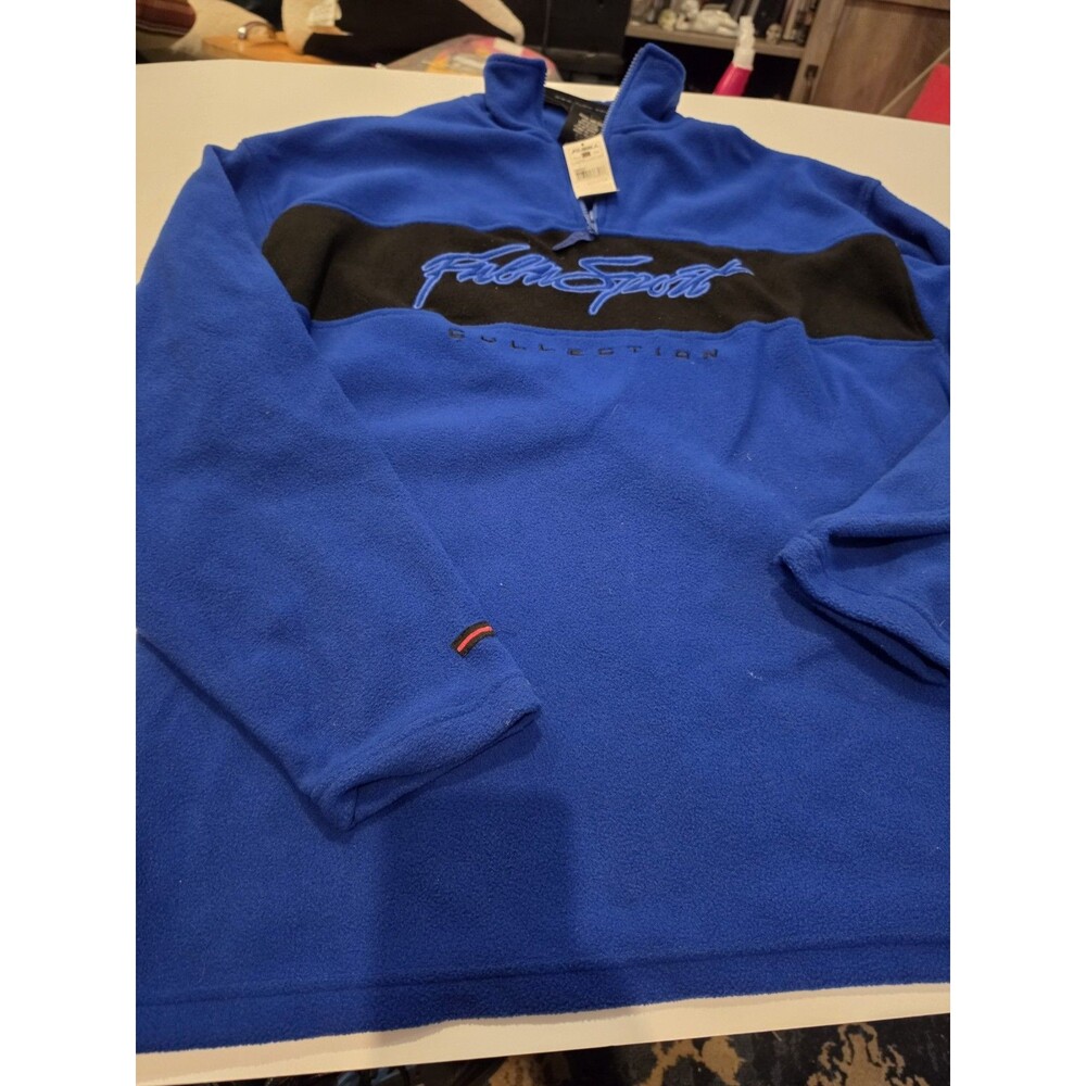 Retro Fubu 1/4 Zip Fleece Pullover Nwt Mens Large